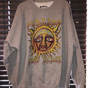 Urban Outfitters Distressed Sublime Crewneck